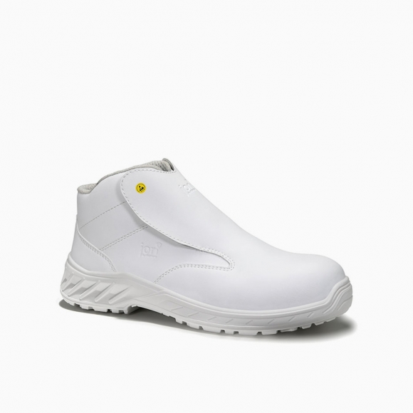 HERREN JORI Sicherheitsstiefel jo_CLEAN Slipper white Mid ESD S3S