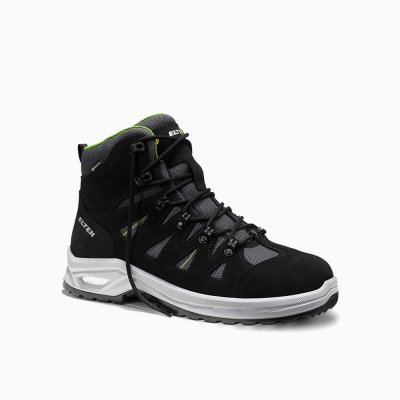 ELTEN HERREN Sicherheitsstiefel RIWEMO XXP GTX black-green Mid ESD S2 WR CI
