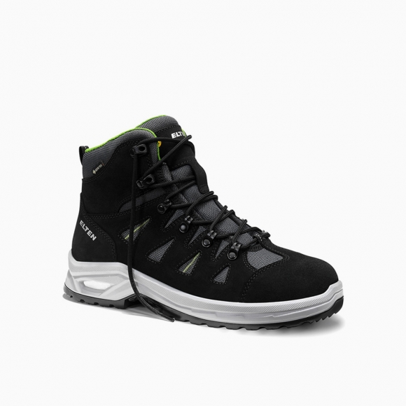 ELTEN HERREN Sicherheitsstiefel RIWEMO XXP GTX black-green Mid ESD S2 WR CI