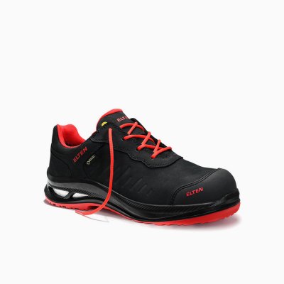 ELTEN HERREN Sicherheitshalbschuh STEWART XXG Pro GTX black-red Low ESD S3 HI CI