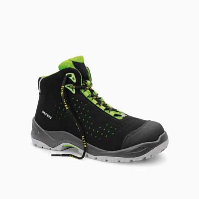 ELTEN DAMEN Sicherheitsschnürstiefel IMPULSE green Mid ESD S1PS