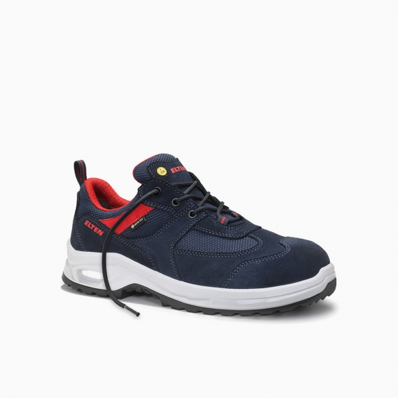 ELTEN HERREN Sicherheitshalbschuh ROBSON XXP GTX blue-red Low ESD S2