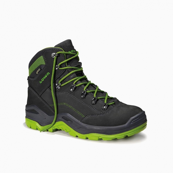 HERREN LOWA Sicherheitsschnürstiefel RENEGADE Work GTX green Mid S3S CI
