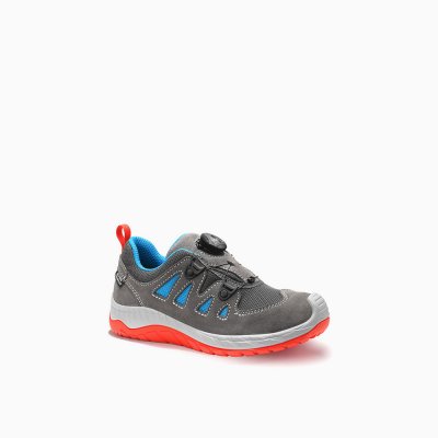 ELTEN Halbschuh MADDOX Kids BOA® grey-red Low