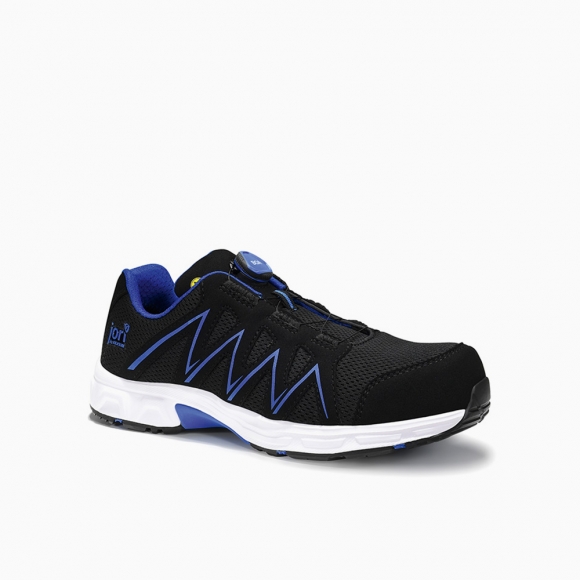 HERREN JORI Sicherheitshalbschuh jo_SPEEDY BOA® black-blue Low ESD S1PS