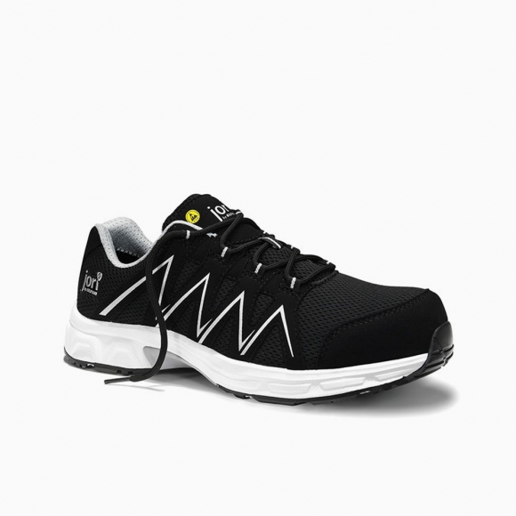 DAMEN JORI Sicherheitshalbschuh jo_SPEEDY black-silver Low ESD S1PS