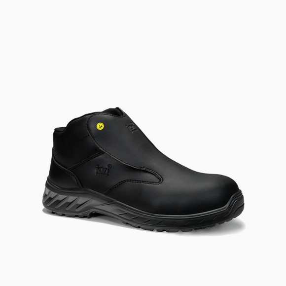 HERREN JORI Sicherheitsstiefel jo_CLEAN Slipper black Mid ESD S3S