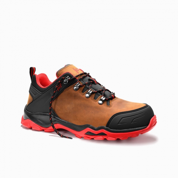 DAMEN JORI Sicherheitshalbschuh jo_POWERFUL brown Low S3S