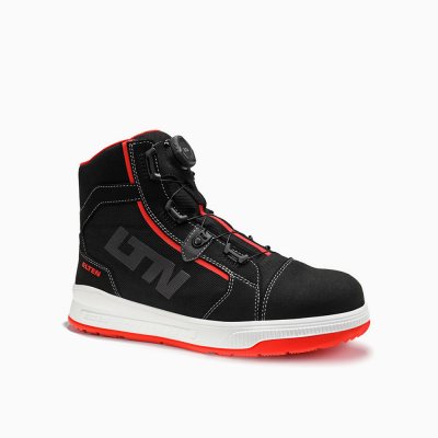 ELTEN DAMEN Sicherheitsstiefel ISAAK XXST BOA® black-red Mid ESD S2