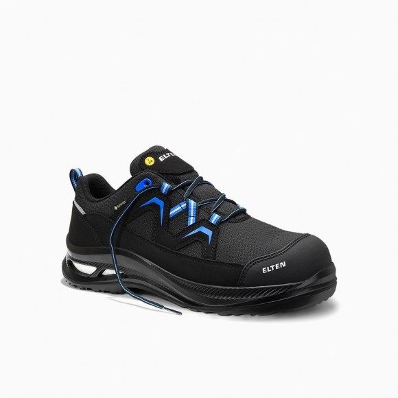 ELTEN HERREN Sicherheitshalbschuh FRY XXG Pro GTX black-blue Low ESD S3S HI CI