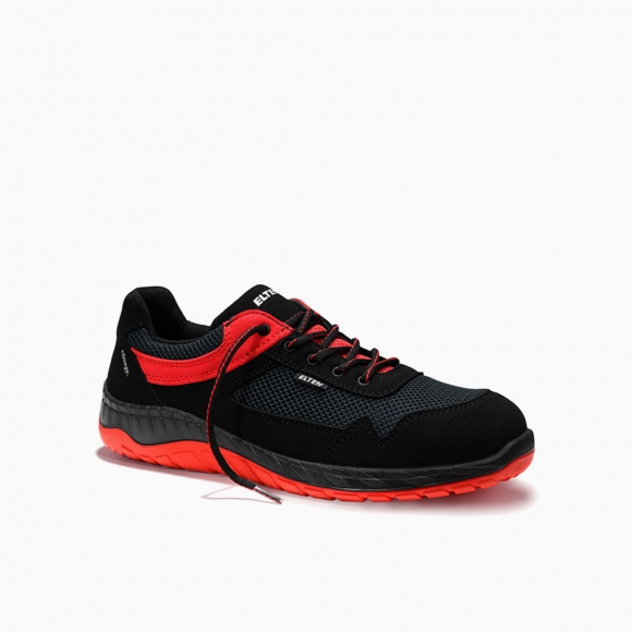 ELTEN HERREN Sicherheitshalbschuh LONNY W red Low ESD S1PS
