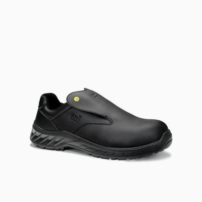 DAMEN JORI Sicherheitshalbschuh jo_CLEAN Slipper black Low ESD S3S