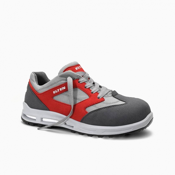 ELTEN HERREN Sicherheitshalbschuh TRAVIS XXT grey-red Low ESD S2