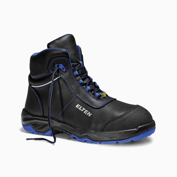 ELTEN HERREN Sicherheitsschnürstiefel REACTION blue Mid ESD S3S