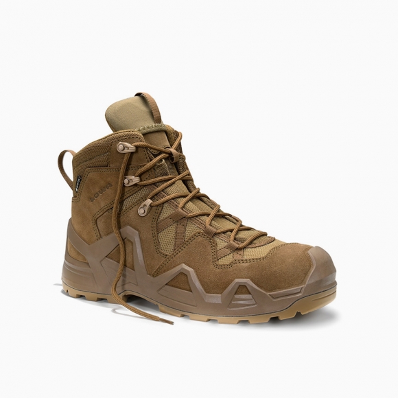 HERREN LOWA Sicherheitsschnürstiefel ZEPHYR Work GTX coyote Mid ESD S3S