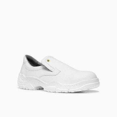 ELTEN HERREN Sicherheitshalbschuh WHITE Slipper Low ESD S2