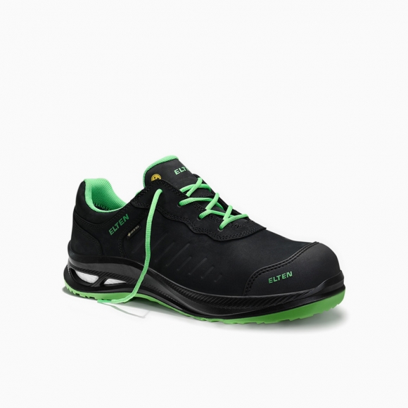 ELTEN HERREN Sicherheitshalbschuh STEWART XXG Pro GTX black-green Low ESD S3 HI CI