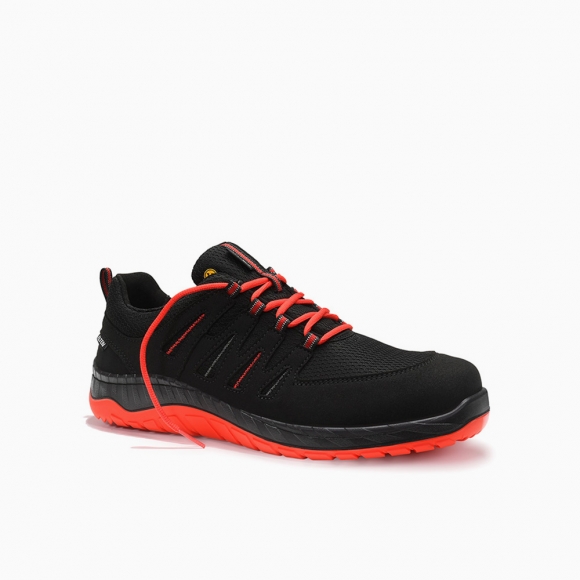 ELTEN DAMEN Sicherheitshalbschuh MADDOX Compo black-red Low ESD S3S