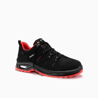 ELTEN HERREN Sicherheitshalbschuh RIWEMO XXP GTX black-red Low ESD S3S WR CI