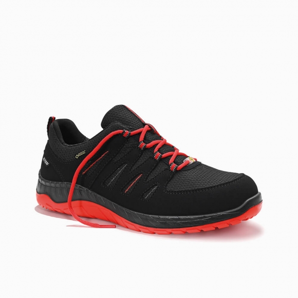 ELTEN HERREN Sicherheitshalbschuh MADDOX GTX W black-red Low ESD S3S CI