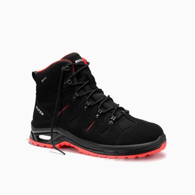 ELTEN HERREN Sicherheitsstiefel RIWEMO XXP GTX black-red Mid ESD S3S WR CI
