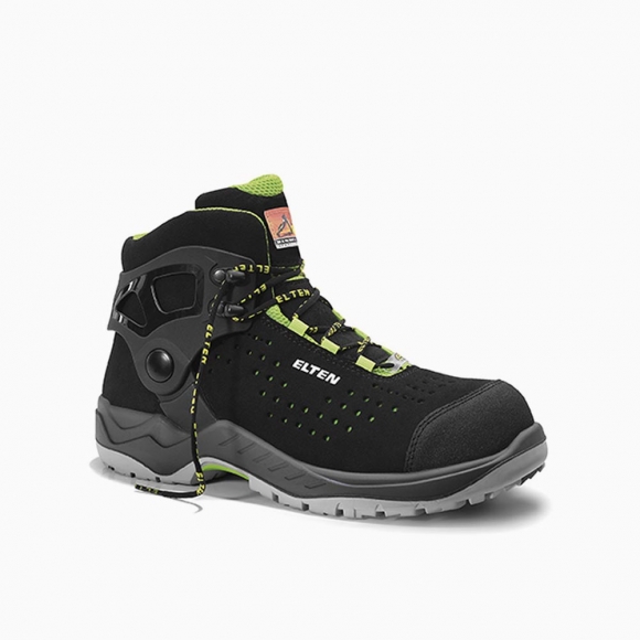 ELTEN HERREN Sicherheitsstiefel TOMMASO green Mid ESD S1PS