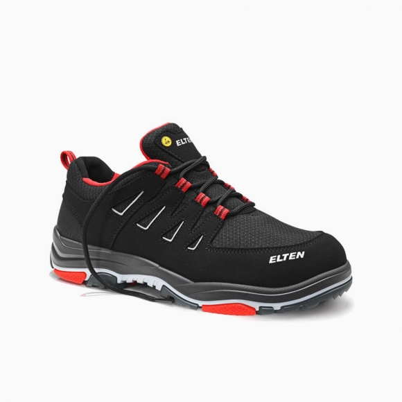 ELTEN HERREN Sicherheitshalbschuh WILLIAM red Low ESD S1PS Typ 1