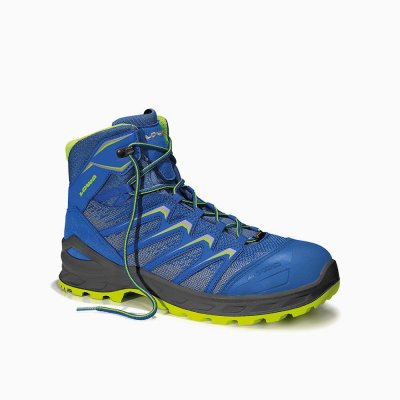HERREN LOWA Sicherheitsschnürstiefel LARROX Work GTX blue Mid S3 CI