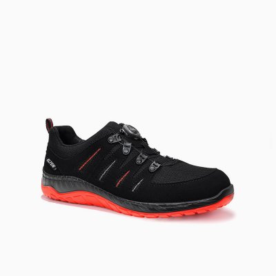ELTEN HERREN Sicherheitshalbschuh MADDOX BOA® black-red Low ESD S3S