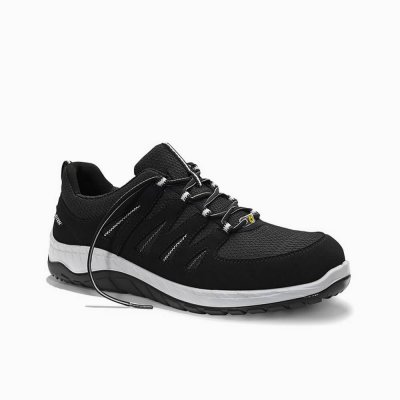 ELTEN HERREN Sicherheitshalbschuh MADDOX W black-grey Low ESD S3S