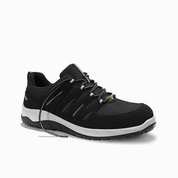 ELTEN HERREN Sicherheitshalbschuh MADDOX W black-grey Low ESD S3S