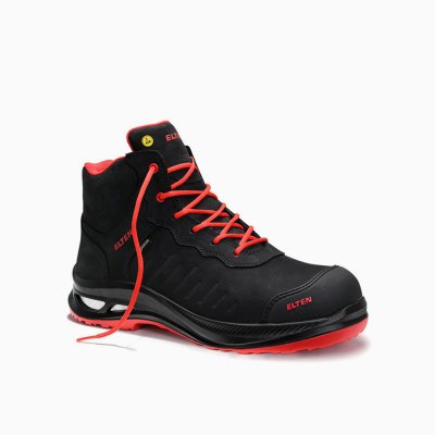 ELTEN HERREN Sicherheitsstiefel STEWART XXG Pro GTX black-red Mid ESD S3 HI CI