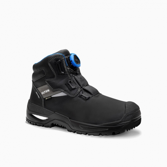 ELTEN HERREN Sicherheitsstiefel STEFANO XXSG BOA® GTX black-blue Mid ESD S3S CI