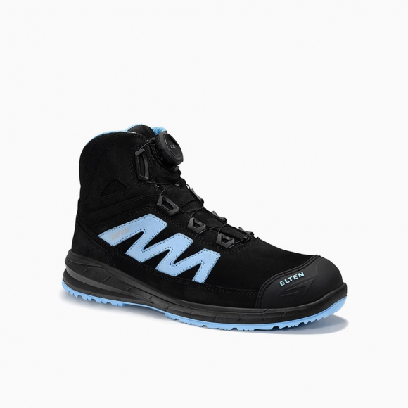 ELTEN HERREN Sicherheitsstiefel MARTEN XXSports Pro BOA® black-blue Mid ESD S3S