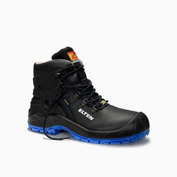 ELTEN DAMEN Sicherheitsschnürstiefel RENZO Biomex GTX blue Mid ESD S3