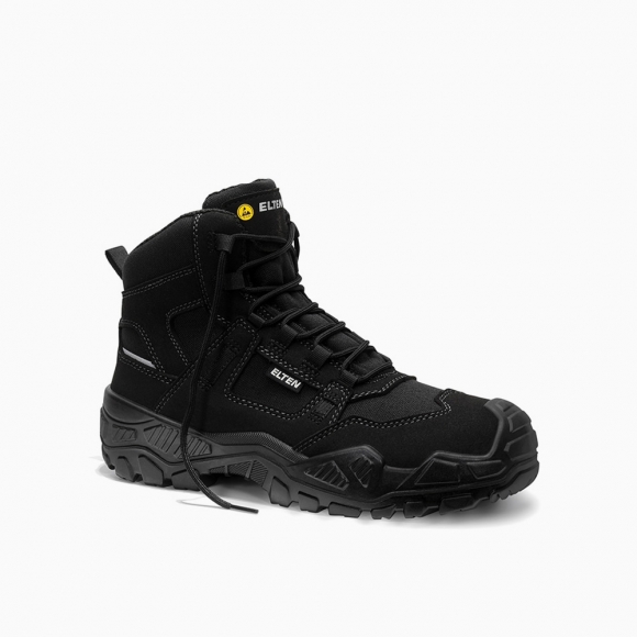 ELTEN HERREN Sicherheitsschnürstiefel MIKE black Mid ESD S3S