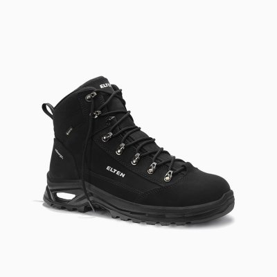 ELTEN HERREN Sicherheitsschnürstiefel SALORO XXP GTX black Mid ESD S3S WR HI CI