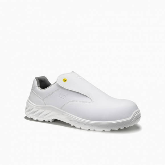 HERREN JORI Sicherheitshalbschuh jo_CLEAN Slipper white Low ESD S3S