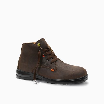 ELTEN HERREN Sicherheitsschnürstiefel NIKOLAS XXB brown Mid ESD S3S