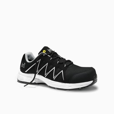 HERREN JORI Sicherheitshalbschuh jo_SPEEDY black-silver Low ESD S3S