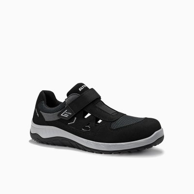 ELTEN HERREN Sicherheitssandale LONNY Compo black-grey Easy ESD S1PS