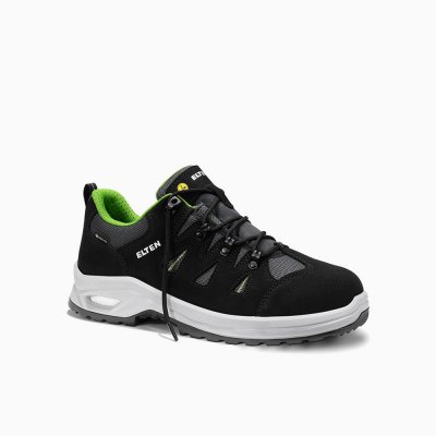 ELTEN HERREN Sicherheitshalbschuh RIWEMO XXP GTX black-green Low ESD S2 WR CI