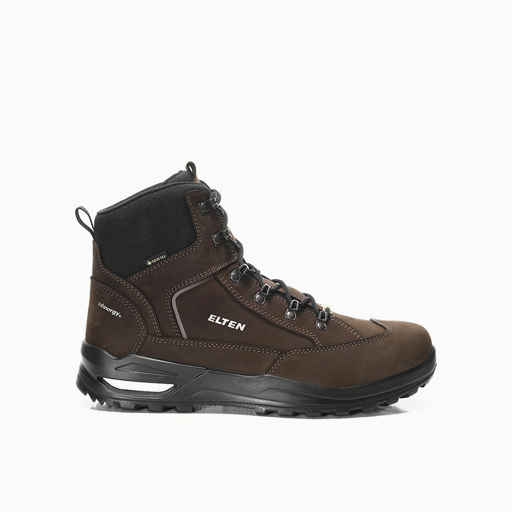 ELTEN HERREN Berufsstiefel RONAN XXF GTX brown Mid ESD O2 WR CI