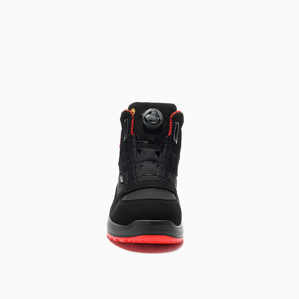 ELTEN DAMEN Damen-Sicherheitsstiefel HANNAH XXTL BOA® black-red Mid ESD S3S