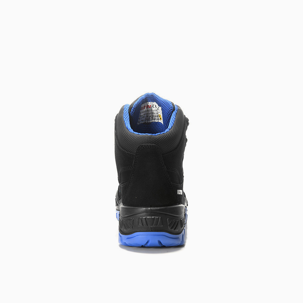 ELTEN HERREN Sicherheitsschnürstiefel QUENTIN black-blue Mid ESD S3S