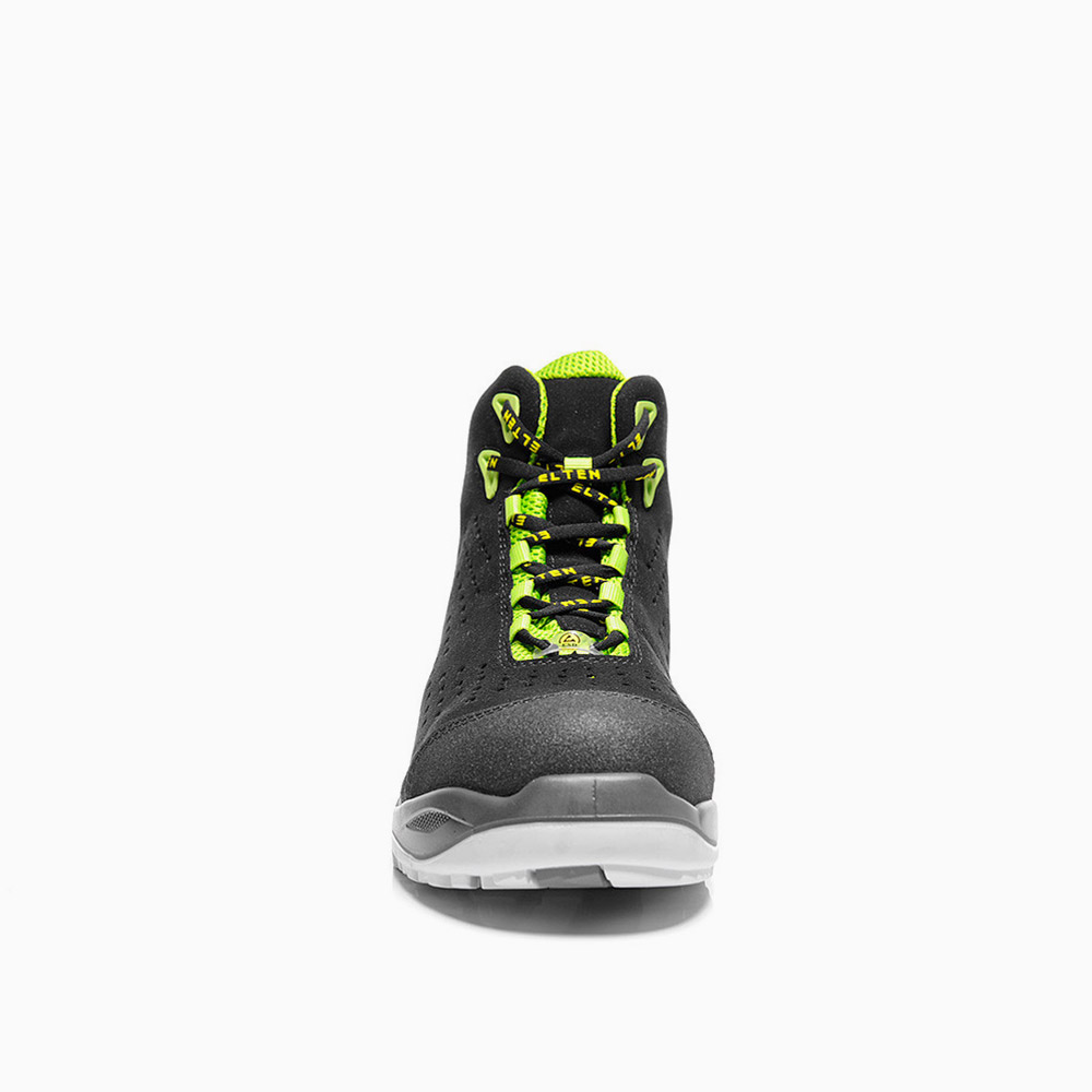 ELTEN DAMEN Sicherheitsschnürstiefel IMPULSE green Mid ESD S1PS