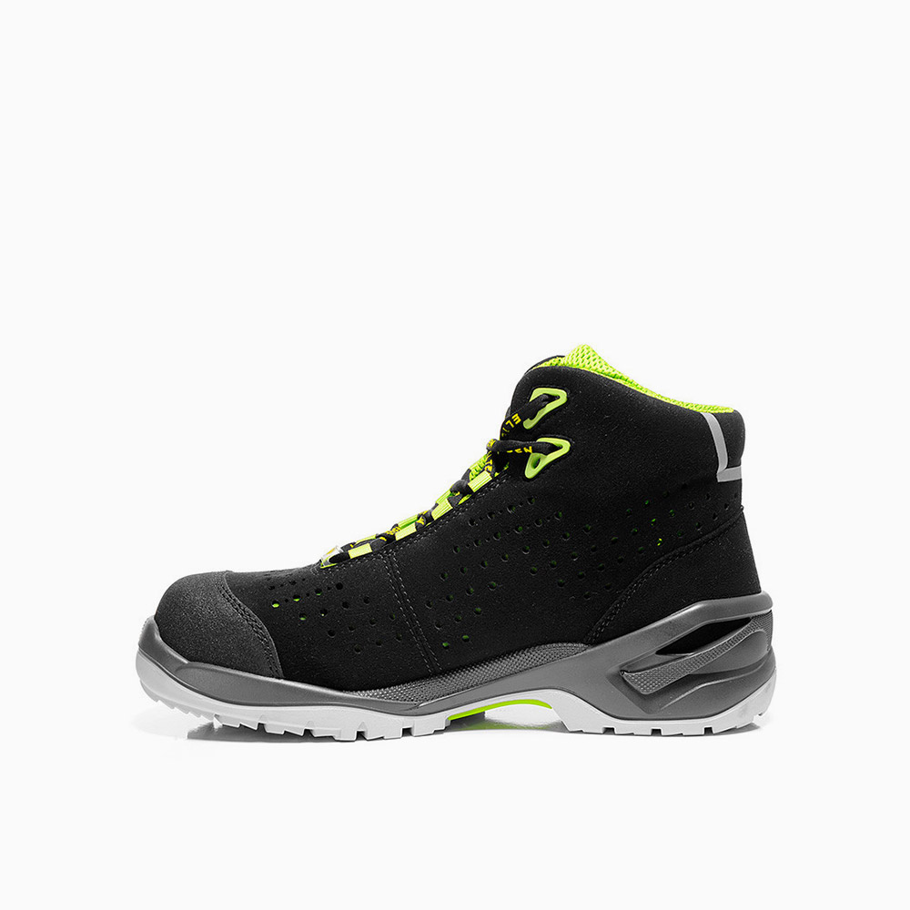 ELTEN DAMEN Sicherheitsschnürstiefel IMPULSE green Mid ESD S1PS