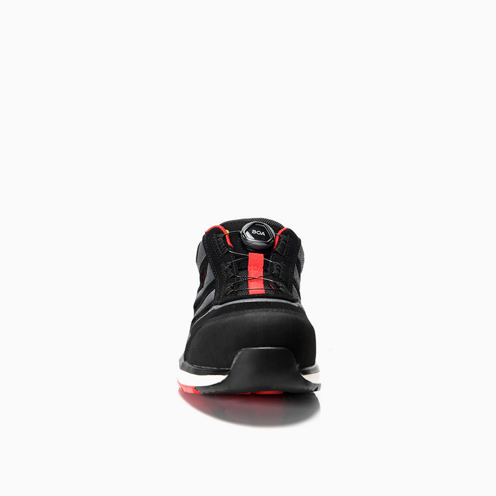 HERREN JORI Sicherheitssandale jo_RAPID BOA® black-red Easy ESD S1PS