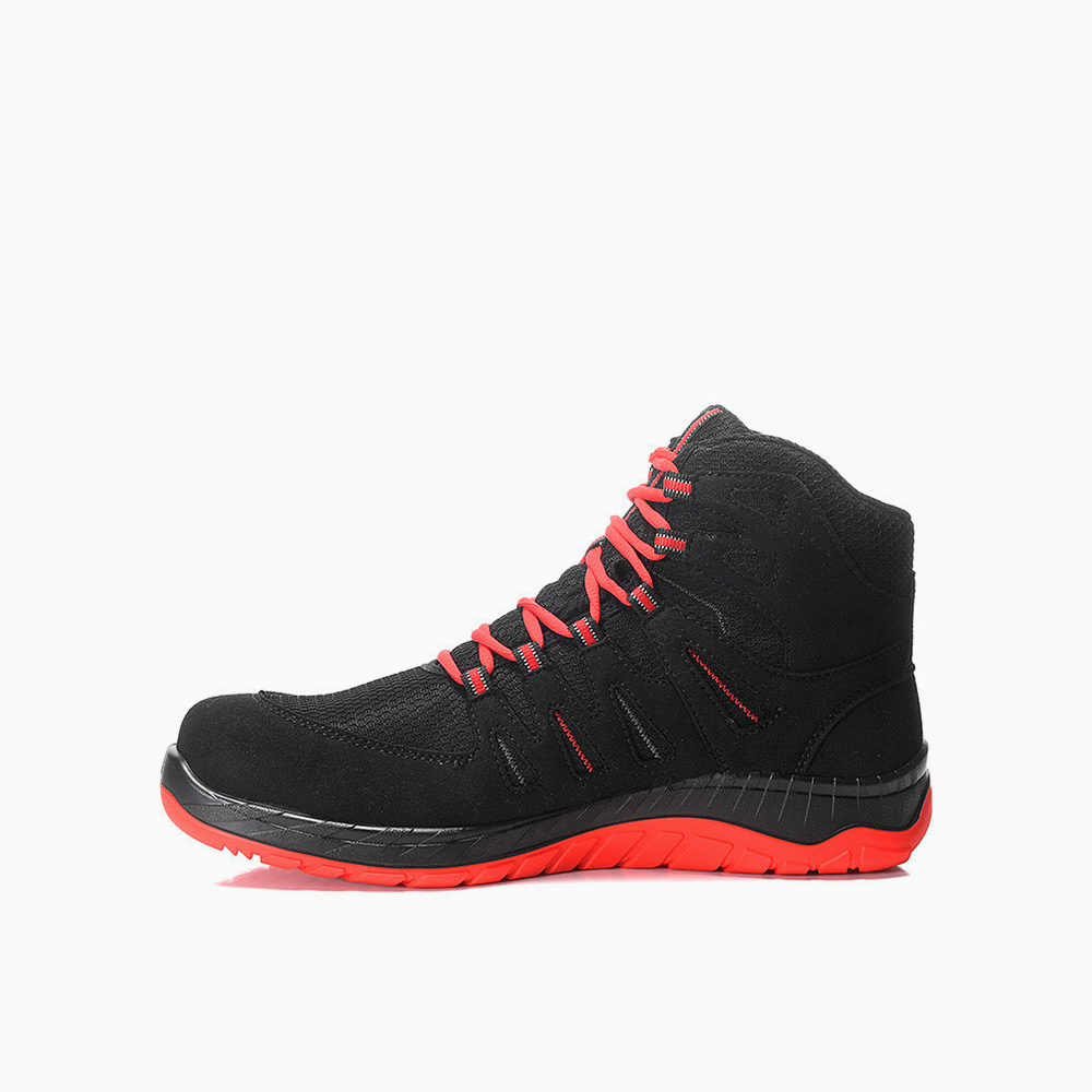 ELTEN DAMEN Sicherheitsschnürstiefel MADDOX Compo black-red Mid ESD S3S