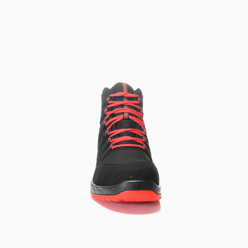 ELTEN DAMEN Sicherheitsschnürstiefel MADDOX Compo black-red Mid ESD S3S